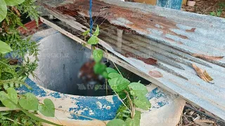 Autoridades acordonaron una vivienda en Poza Rica tras el reporte de restos humanos dentro de un pozo