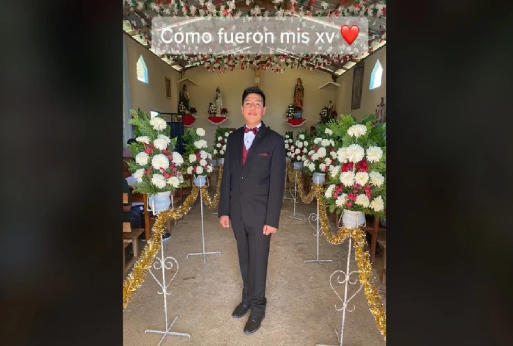 Joven rompe esterotipos y celebra sus XV’s con chambelanas