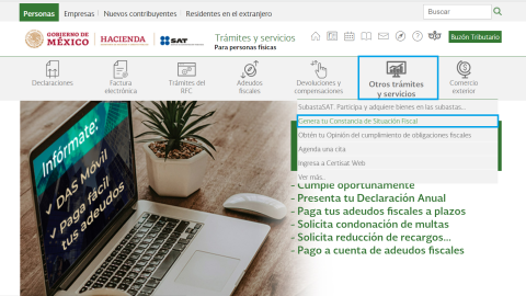 Constancia de Situacion Fiscal SAT