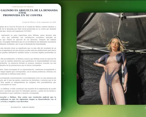 Desestiman demanda contra Melissa Galindo, promovida por Kalimba; la defensa del cantante responde