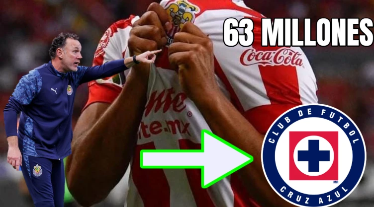 Cruz Azul va con todo y quiere quitarle esta joya de 63 millones a las Chivas de Gabriel Milito