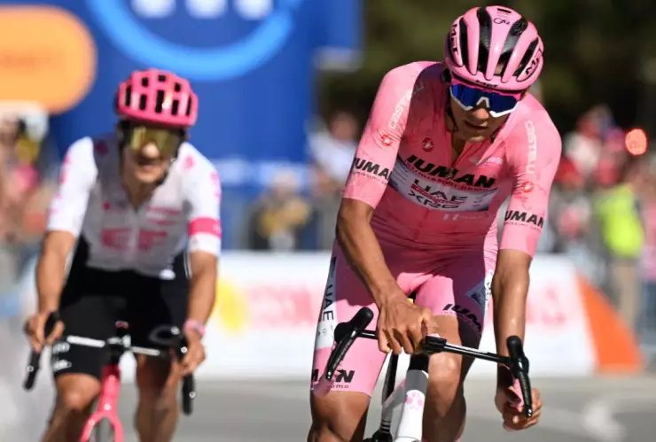 Clasificacion de Isaac del Toro en el Giro de Italia