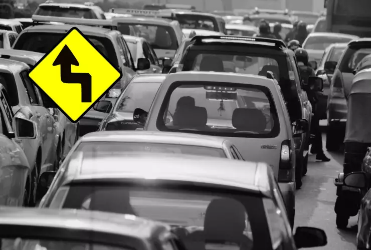 ¿Por qué hay tanto tráfico en la Carretera 45 Sur hoy 30 de abril en Aguascalientes?