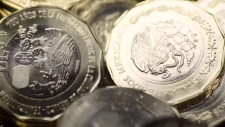 moneda de 20 pesos