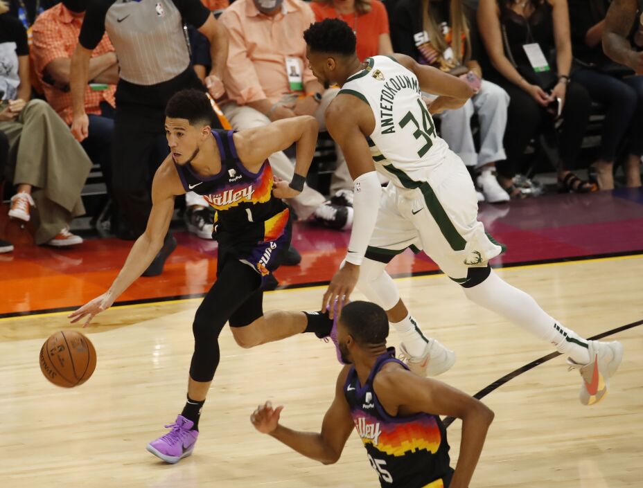 Devin Booker, en las Finales de la NBA