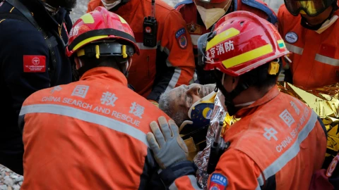 Labores de rescate en Turquía