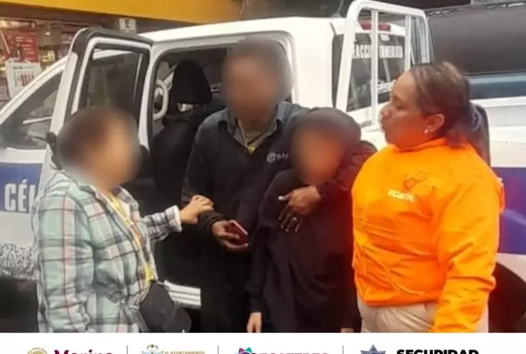 Menor rescatada al ser víctima de una extorsión con llamada cruzada.