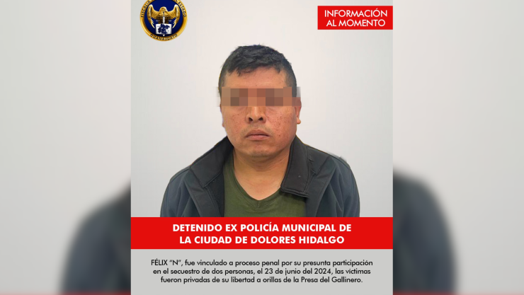 Detienen a expolicía en Dolores Hidalgo por presunto secuestro, 4 de febrero de 2025.png