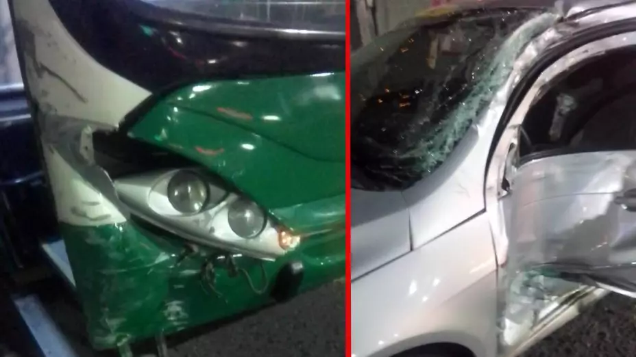 Auto choca con Oruga en León