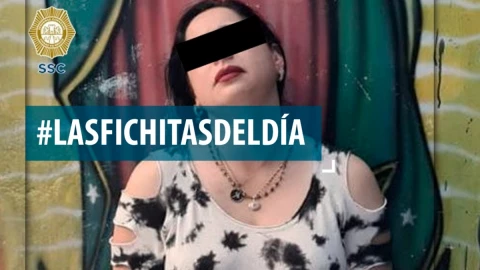 mujer marihuana policías