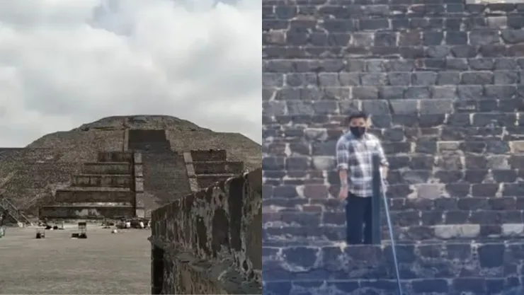 Balacera en Teotihuacán: Muere turista canadiense en la Pirámide de la Luna