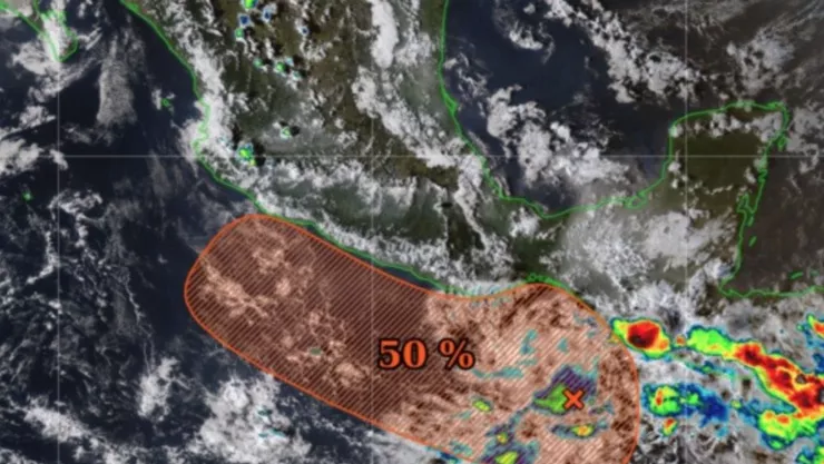 Zona de baja presión al 50 por ciento