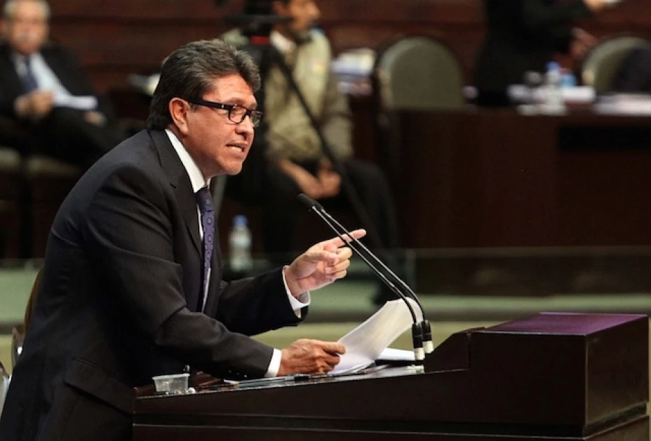 Diputado Ricardo Monreal, líder de Movimiento Ciudadano en San Lázaro