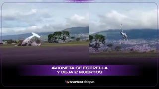 Venezuela: dos muertos tras estrellarse una avioneta que perdió un neumático al despegar