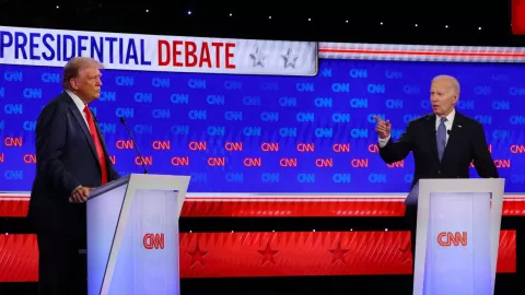 Debate Biden vs Trump sigue el debate en vivo