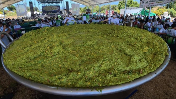guacamole más grande del mundo