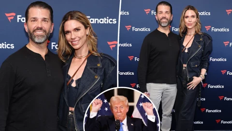 Trump anuncia el compromiso de Donald Trump Jr. en la fiesta navide&ntilde;a de la Casa Blanca