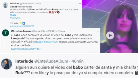 Video filtrado de Karely