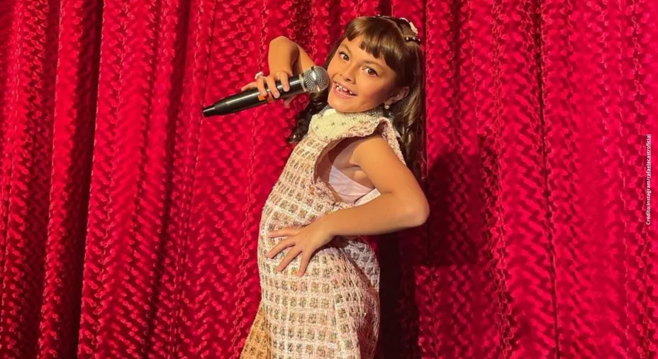 Rafaela Castro hija de Cristian Castro, sueña ser como Shakira