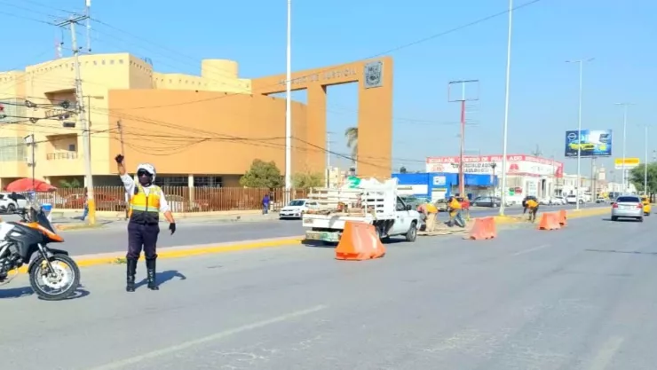 Vialidades de Torreón viernes 25 de abril del 2025 calles cerradas.jpg