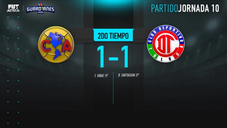 Cobertura EN VIVO: América vs Toluca en Guardianes 2020 de la Liga MX