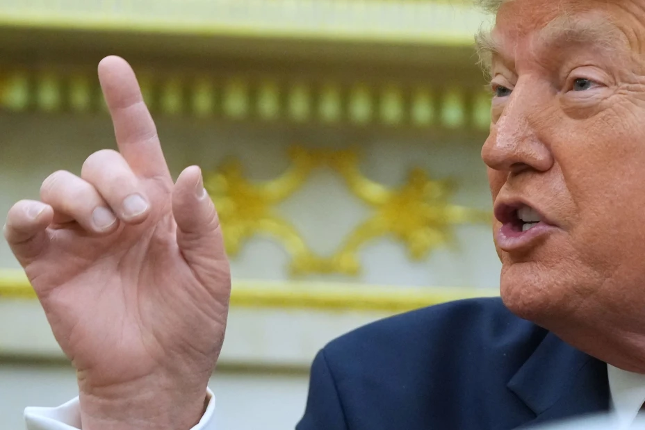 El presidente Donald Trump en el Despacho Oval de la Casa Blanca