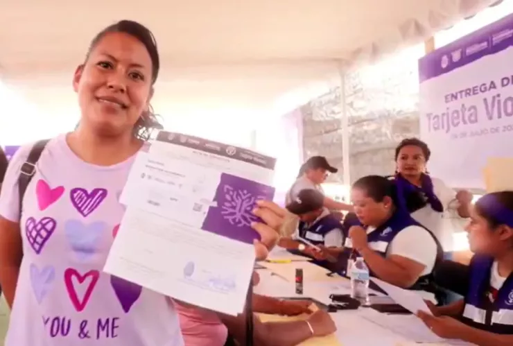 El registro de la Tarjeta Violeta del Bienestar 2024 ya está abierto