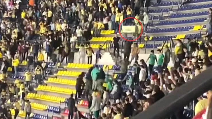 Estadio Azteca pelea