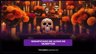 El significado de cada elemento del altar de muertos