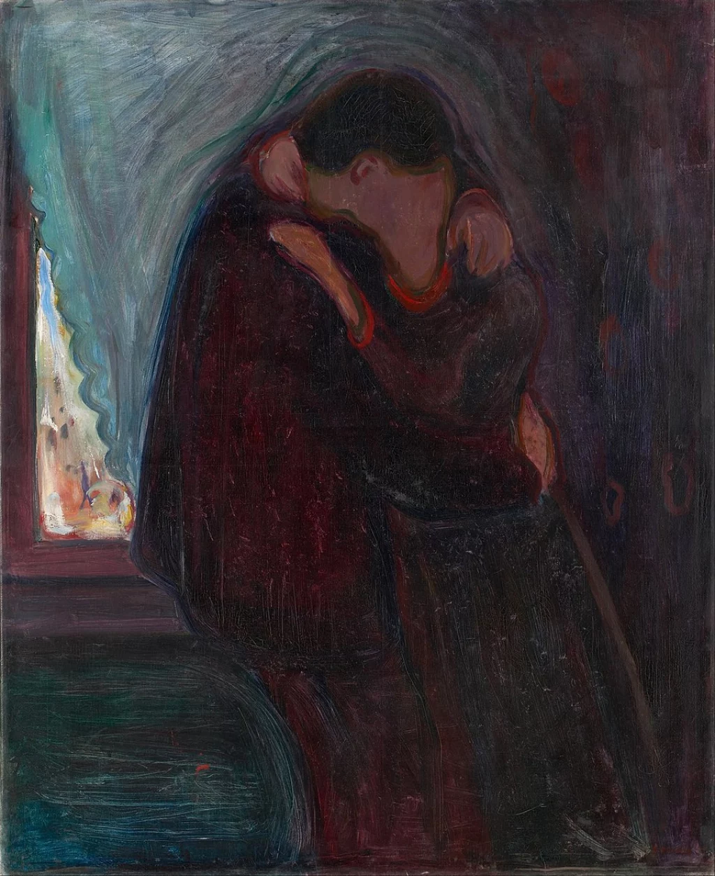 Edvard Munch, “El beso”, 1897.