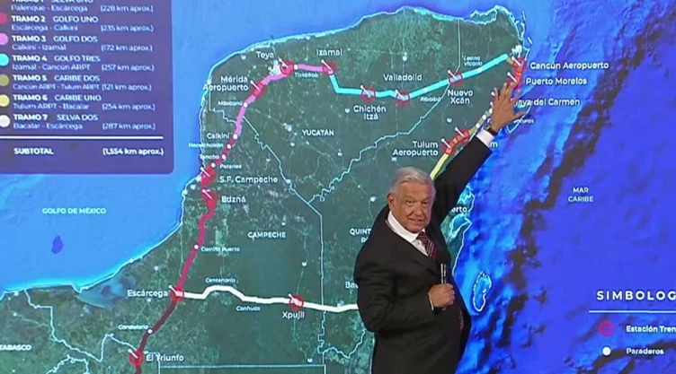 Tren Maya segundos pisos AMLO mañanera 14 septiembre 2022