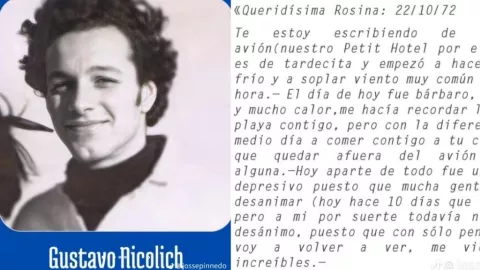 Carta de Gustavo Nicolich