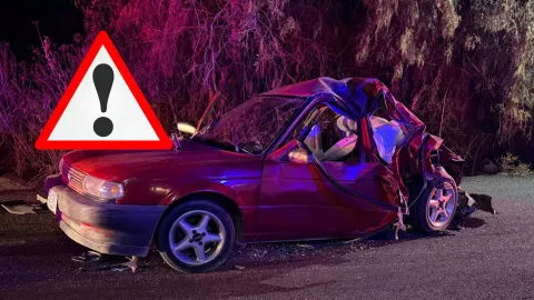 Una mujer y dos menores muertos tras fuerte accidente en El Llano; hay un niño grave