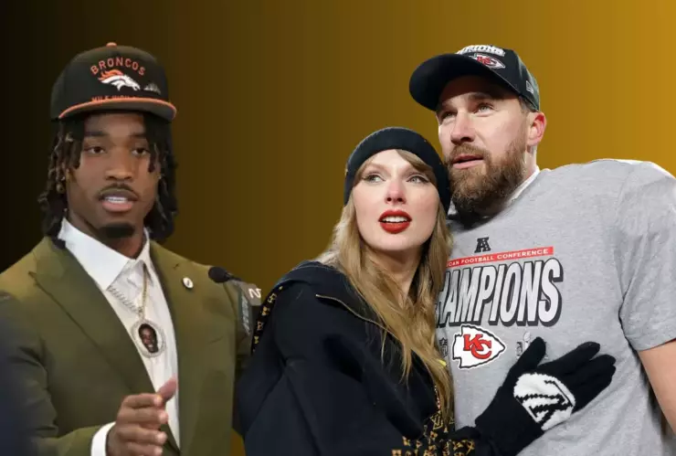 Jugador Jahdae Barron de Broncos se burla de Kelce y pide canción a Taylor Swift tras victoria