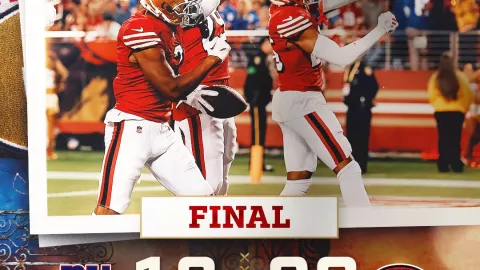 Los 49ers de San Francisco logran vencer a los Giants de Nueva York