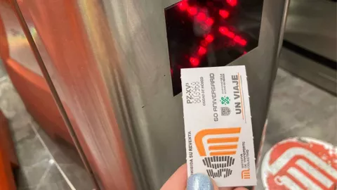 boletos papel metro adios 2024