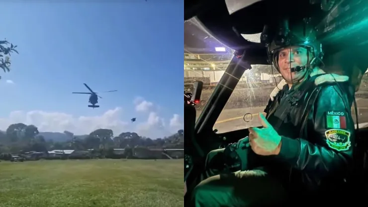 VIDEO: Helicóptero del secretario Óscar Aparicio deja sin techo casas en Tapachula