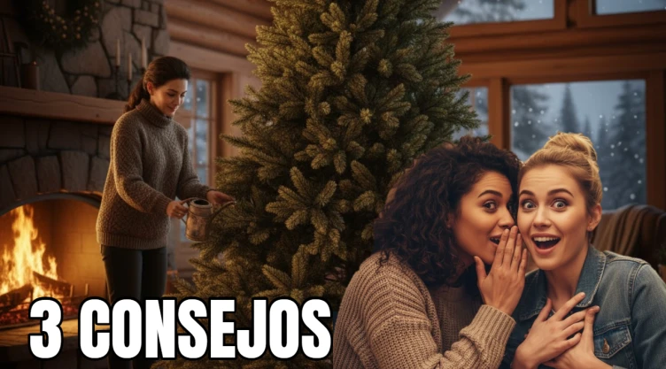 Pocos conocen este secreto para cuidar bien el árbol de Navidad natural: los 3 consejos para que dure vivo mucho tiempo