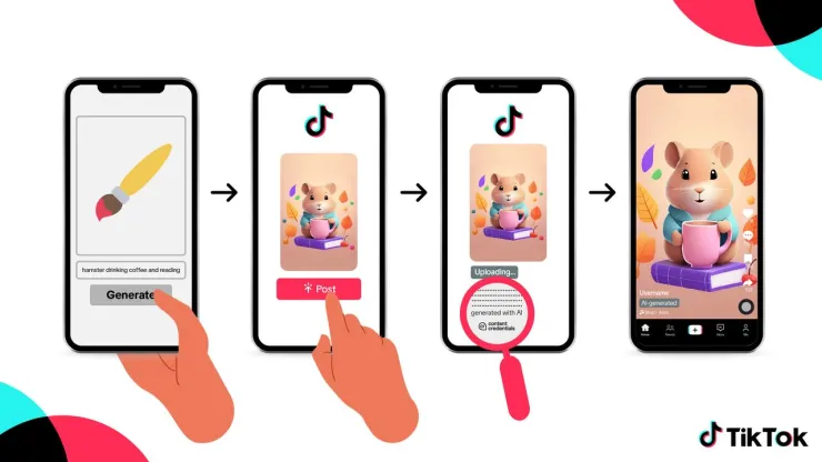 TikTok identificará imágenes y videos hechos con inteligencia artificial