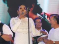 Gran ambiente se vivió durante la presentación.