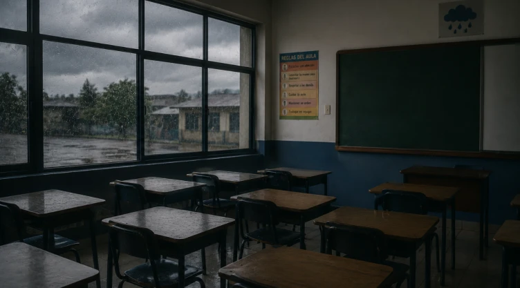 ¡Se quedan sin clases! Estado suspende actividades escolares por intensas lluvias provocadas por tormenta tropical