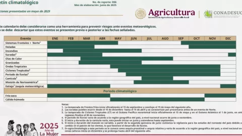 Eta sería la fecha en que comienzan los frentes fríos en México