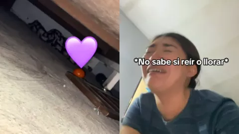 bebé queda atrapada bajo la cuna