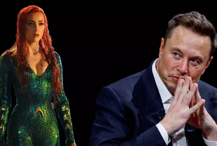 Elon Musk ‘blindó' su permanencia de Amber Herad en Aquaman 2