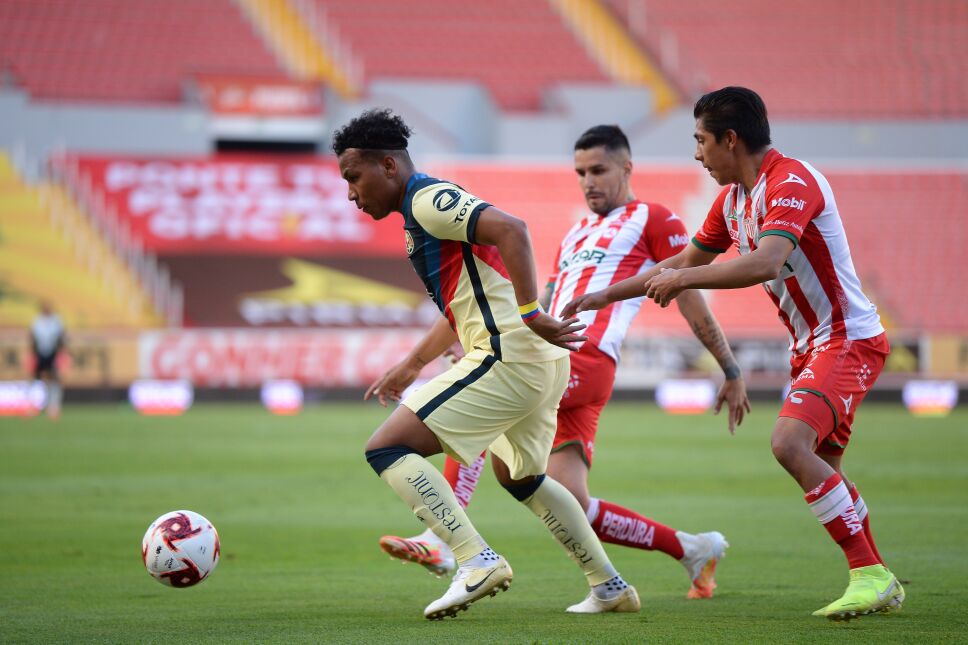 necaxa y américa dividen puntos