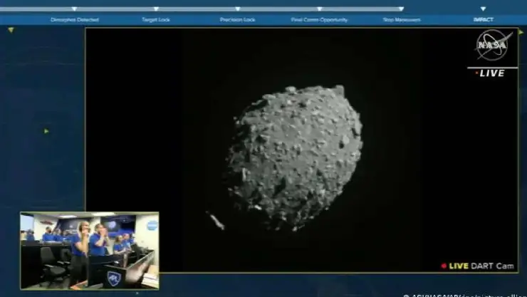 Misión Cumplida Nave de la NASA choca contra asteroide para desviarlo
