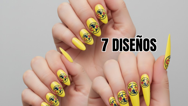7 diseños de uñas inspiradas en el Club América que pueden ir en cualquier forma: se ven lindas en cortas o largas