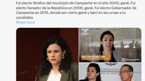 Alejandro Moreno arremete contra Luisa María Alcalde: “Eres una mentirosa impuesta por AMLO”