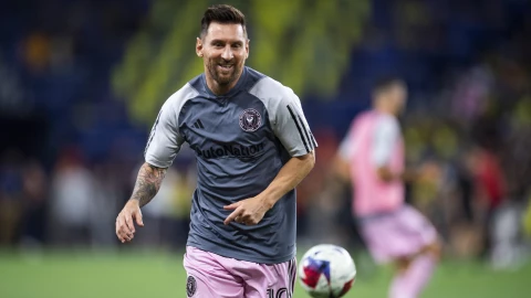 Lionel Messi entrena con el Inter de Miami