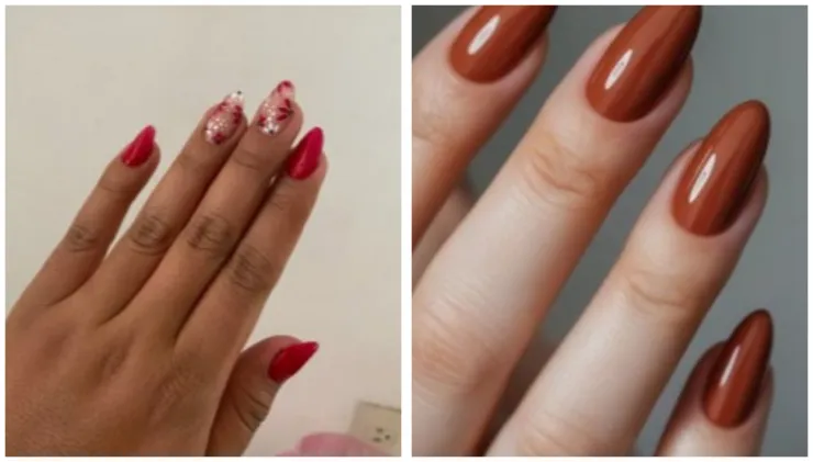 diseño de uñas almendradas